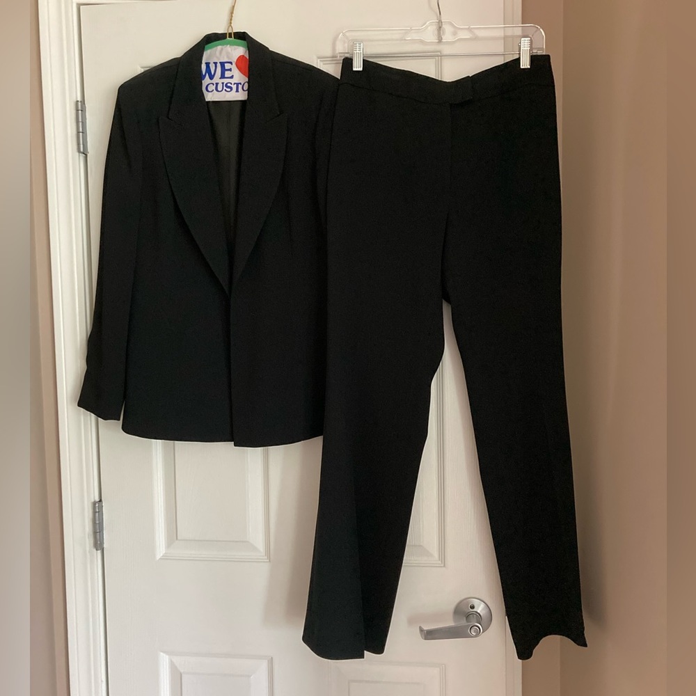 Garfield and Mark’s black pant suit. Just like new worn only once. Size 6